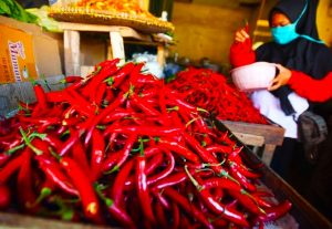 Stok Sembako Aman, Harga Cabai Rp50 Ribu per Kilogram