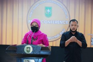 Ajudan dan Istri Gubernur Riau Sembuh