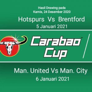 Cabut Undian, MU Ketemu City, Hotspurs Jumpa Brentford