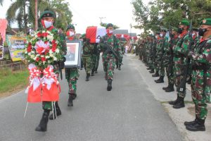Jenazah Almarhum Brigjen Harnoto Dimakamkan di Taman Bahagia Palangka Raya