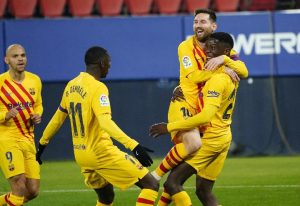 Menang, Barcelona Pegang Posisi Dua Klasemen