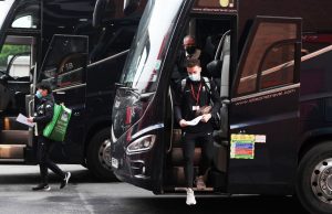 Bus Liverpool Kelabui Ribuan Pendemo