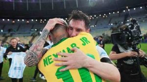Messi Suka Cita, Neymar Menangis