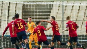 Spanyol Tinggal Butuh Seri untuk Lolos ke Qatar