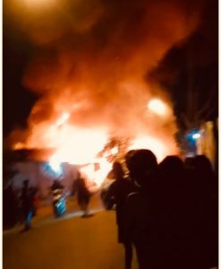 Kios Seken Sengkuang Terbakar