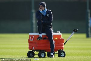 Guardiola Sedih di Sesi Latihan