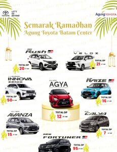 Promo Ramadan dari Toyota, DP Cuma Rp7 Jutaan