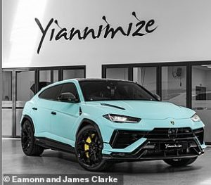 Mobil Lamborghini Grealish Warna Jersey City