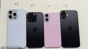 Empat Model Gambaran iPhone 16