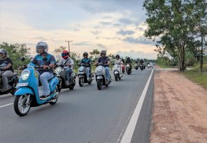 Honda Ajarkan Soal Keselamatan Berkendara kepada Komunitas Scoopy Tanjungpinang