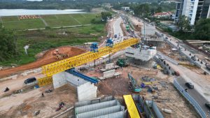 Target Pemasangan Girder Flyover Sei Ladi Selesai Bulan Depan