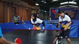 53 Peserta Tenis Meja BP Batam Antusias Raih Juara
