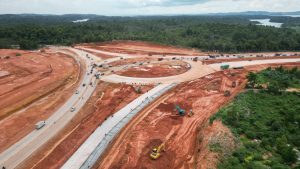 Update Progres Pembangun Bundaran Punggur, Desember Tinggal Finishing