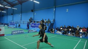 Sutar dan Arif Sabet Juara Satu Badminton Antar Pegawai dan Mitra BP Batam