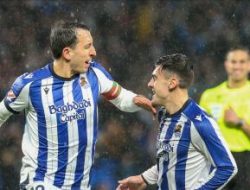 Sociedad Tak Tergoyahkan di Bawah Hujan Anoeta, Menang 3-1