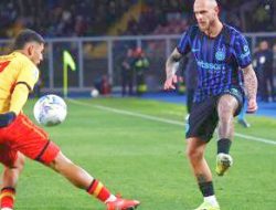 Inter Milan Kian Tak Terkejar, Tundukkan Lecce 2-0 di Tengah Perlawanan Sengit