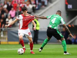 Betis Bangkit di Braga, Hasil Imbang 1-1 Buka Peluang ke Semifinal