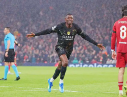 PSG Permalukan Liverpool di Anfield, Dembélé Borong Gol ke Semifinal