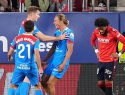 Atlético Menang dengan Drama VAR di Pamplona, Simeone Dekati Target Tiga Besar