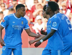 Vinicius Jadi Pembeda, Real Madrid Tumbangkan Sevilla di Ramon Sanchez-Pizjuan