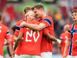 Norwegia Bungkam Swedia 3-1, Haaland Hanya Jadi Penonton