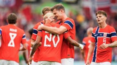 Norwegia Bungkam Swedia 3-1, Haaland Hanya Jadi Penonton