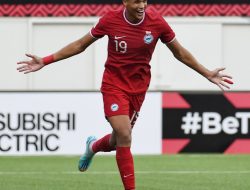China Tundukkan Singapura 2-1, Ilhan Fandi Cetak Gol