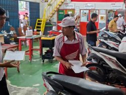 74 Siswa TSM SMKN 3 Batam Ikuti UKK Berstandar Honda, Siapkan Lulusan Siap Kerja dan Siap Bersaing