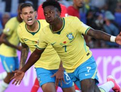 Vinícius Selamatkan Brasil, Ancelotti Akui Selecao Tampil Gugup