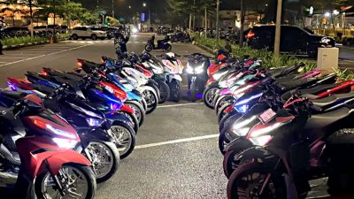 Vario Street Nation, Saat Komunitas Honda Batam Menikmati Malam Sambil Mengampanyekan Keselamatan Berkendara