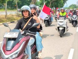 84 Bikers Honda Ramaikan Convoy Merdeka 2026 di Batam