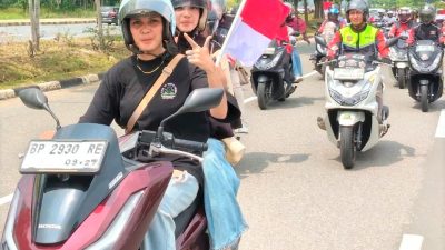 84 Bikers Honda Ramaikan Convoy Merdeka 2026 di Batam