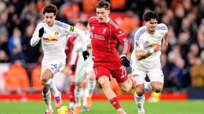 Liverpool Dipermalukan Leeds 2-4, Wirtz Cetak Gol, The Reds Gagal Jaga Momentum