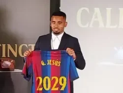 Gabriel Jesus Resmi Jadi Milik Barcelona: Hanya €10 Juta, Kontrak hingga 2029