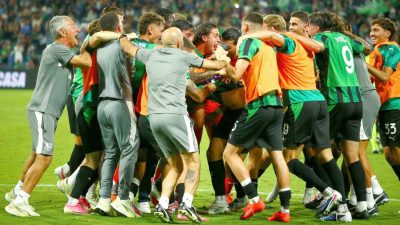 Sassuolo Tundukkan Juventus 3-2, Perayaan Bak Juara Serie A