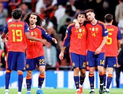 Spanyol Taklukkan Wembley, Inggris Keok 3-2