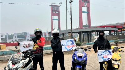 Tembus Laut 18 Jam hingga Dihantam Cuaca Ekstrem, Bikers Honda Kepri Gaspol ke HBD Sumatera 2026