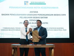 BP Batam dan PT Galang Bumi Industri Teken Kesepakatan PSN Wiraraja, Investasi Energi Hijau Didorong