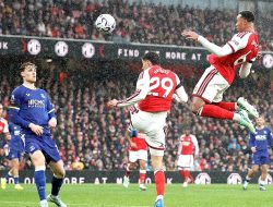 Arsenal Kalahkan Everton 2-0, The Gunners Rebut Puncak Klasemen dari City