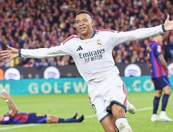 Real Madrid Kalahkan Barcelona 2-1 di El Clasico, Kylian Mbappe Borong Dua Gol