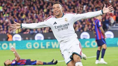 Real Madrid Kalahkan Barcelona 2-1 di El Clasico, Kylian Mbappe Borong Dua Gol