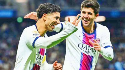 PSG Bantai Le Havre 5-1, Achraf Hakimi Cetak Hat-trick Bersejarah di Ligue 1